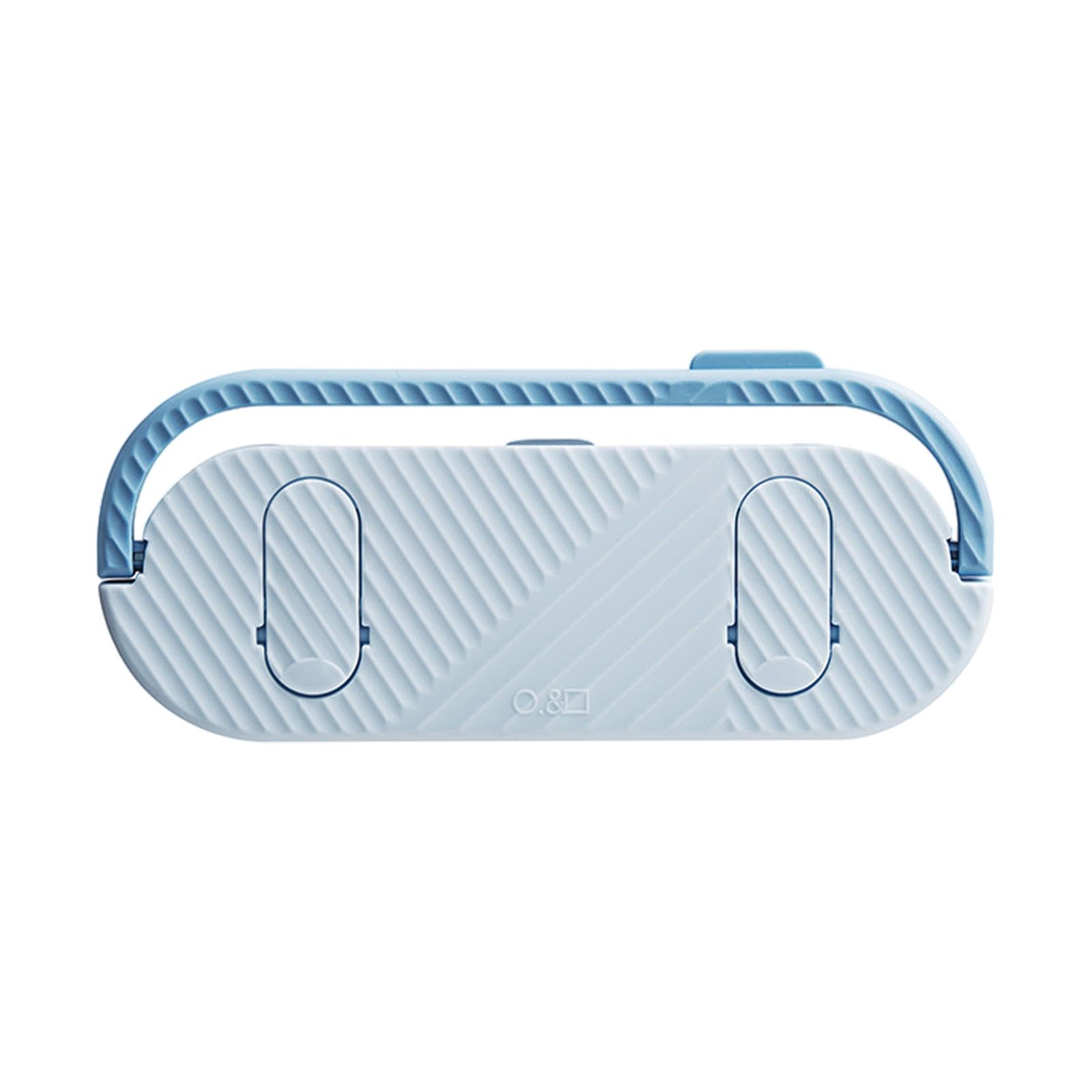 Wandmontiertes Schuhregal | Platzsparender Schuhorganizer Blau