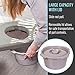 Duro-Med Commode Chair, Heavy-Duty Steel Commode Toilet Chair, Toilet Safety Frame