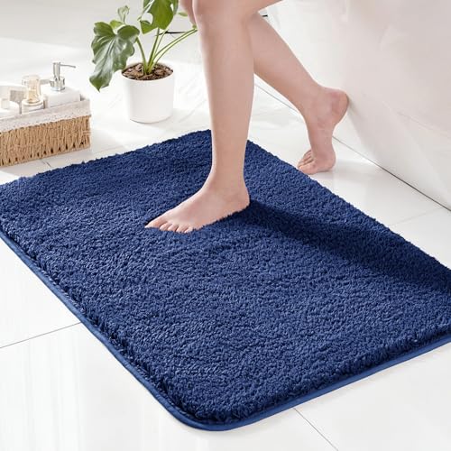 Exclusivo Mezcla Tapis de Bain en Microfibre - Antidérapant, Absorbant et Extra Doux, Séchage Rapide et Lavable en Machine, pour Salle de Bain, Douche et Déco, 40 x...