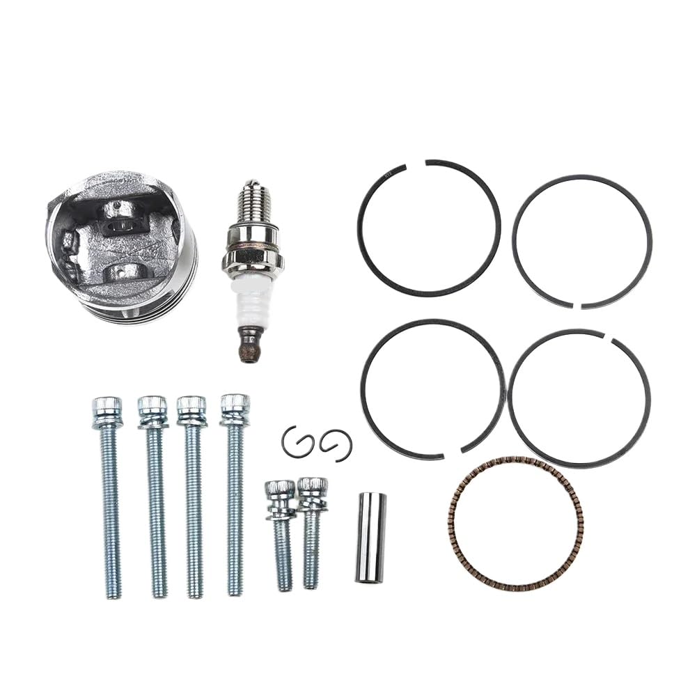 Kit de Cilindro de pistón con Enchufe para Motor de cortacésped de 39mm, Compatible con Piezas de Repuesto de Herramientas eléctricas de jardín GX35 GX35NT