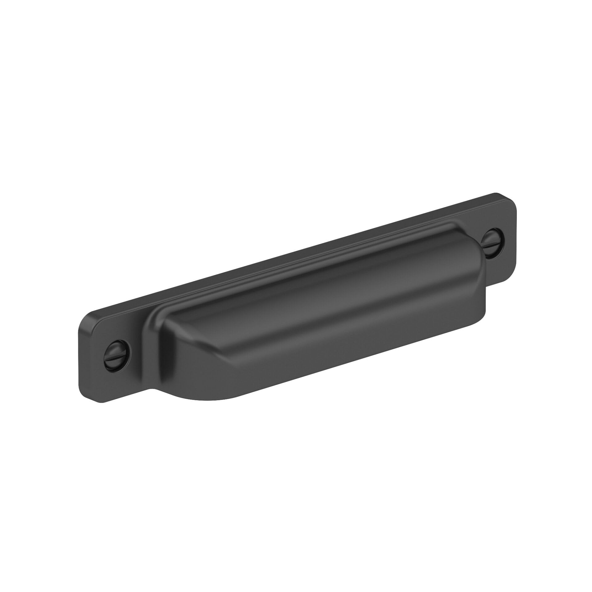 Tirador negro mate Richelieu Hardware BP8716128900 para puertas de armarios modernos