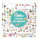 Planner Stickers - 28 Sheets, 1300+ Unique Sticker Monthly, 4.72'' x 8.27'' Sticker Book – Holidays, Seasonal, Inspirational Quotes, to-dos, Appointments, Scrapbook Stickers for Adults