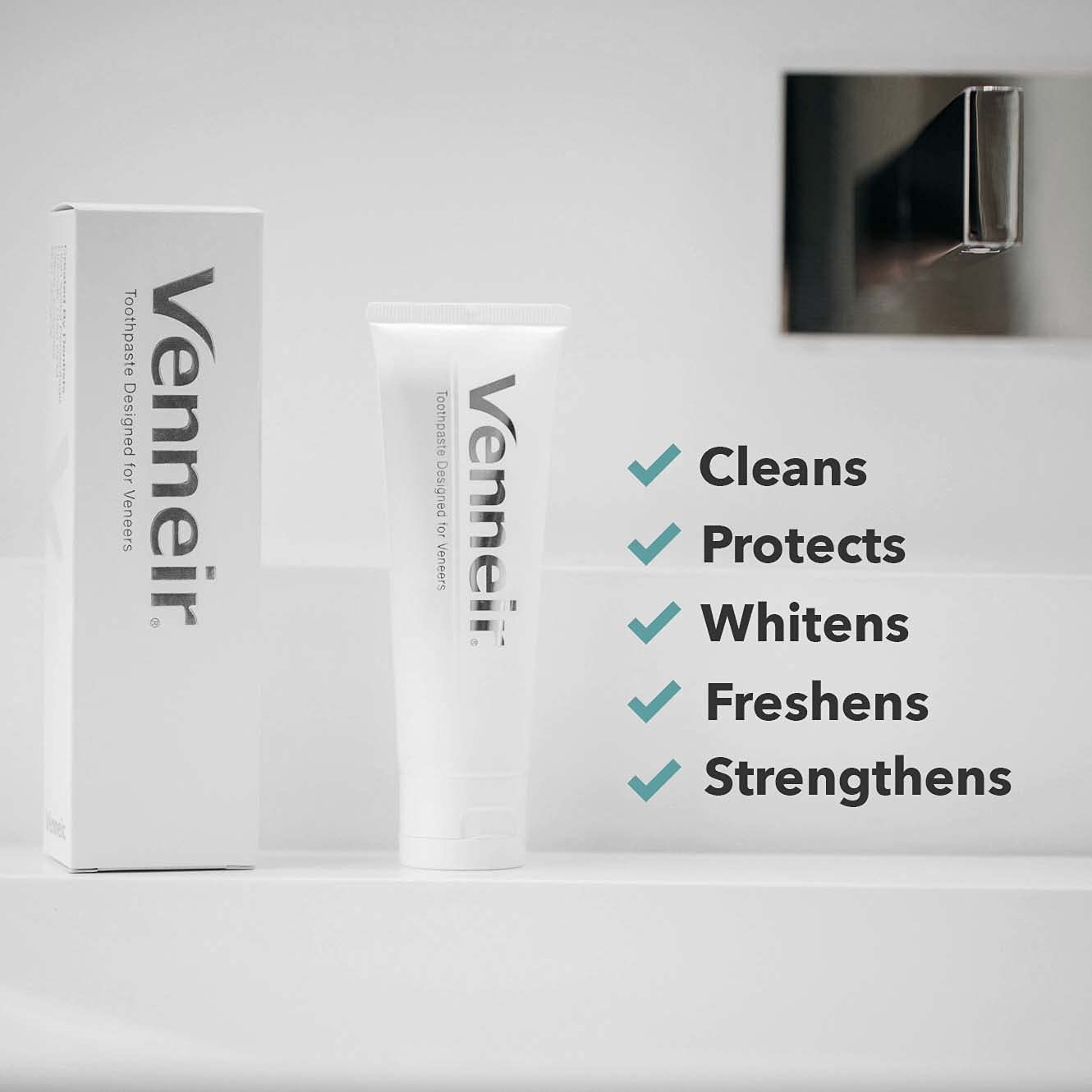 Venneir Specialist Toothpaste for Veneers, Crowns, Composite Bonding