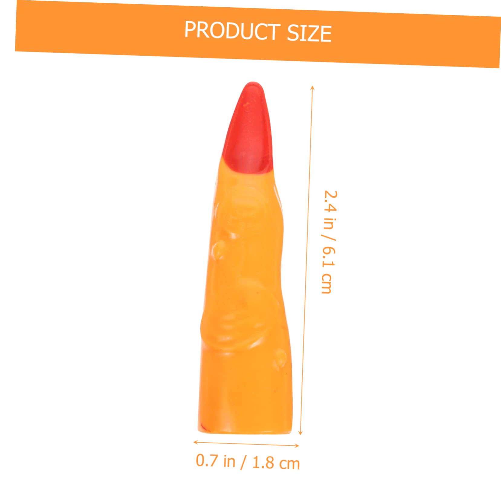 Toyvian Bulk Halloween Witch Fingers 10pcs Plastic Finger Covers Black Witch Fingernails for Masquerade