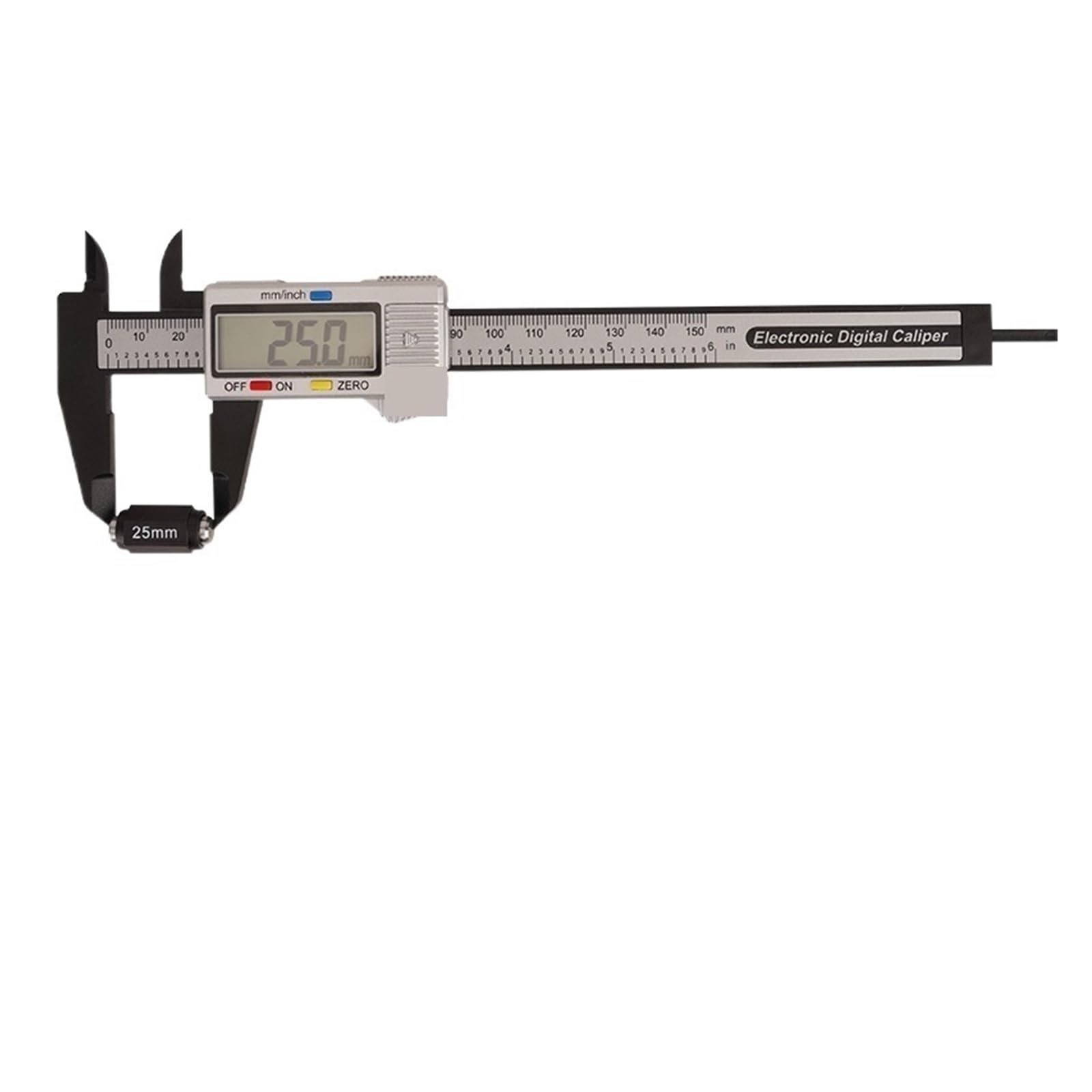BDAYEK Vernier calipers Digital Caliper Woodworking Tools Dial Vernier Calipers Naipe Ruler Electronic Pachometer 6 Inch Micrometer Caliber(Fashion Silver)