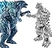 TwCare Set of 2 Mecha Godzilla Earth MechaGodzilla Kiryu Toys, Kaiju Universe Action Figures King of The Monsters Movable Joints Movie Series Soft Vinyl, Travel Bag