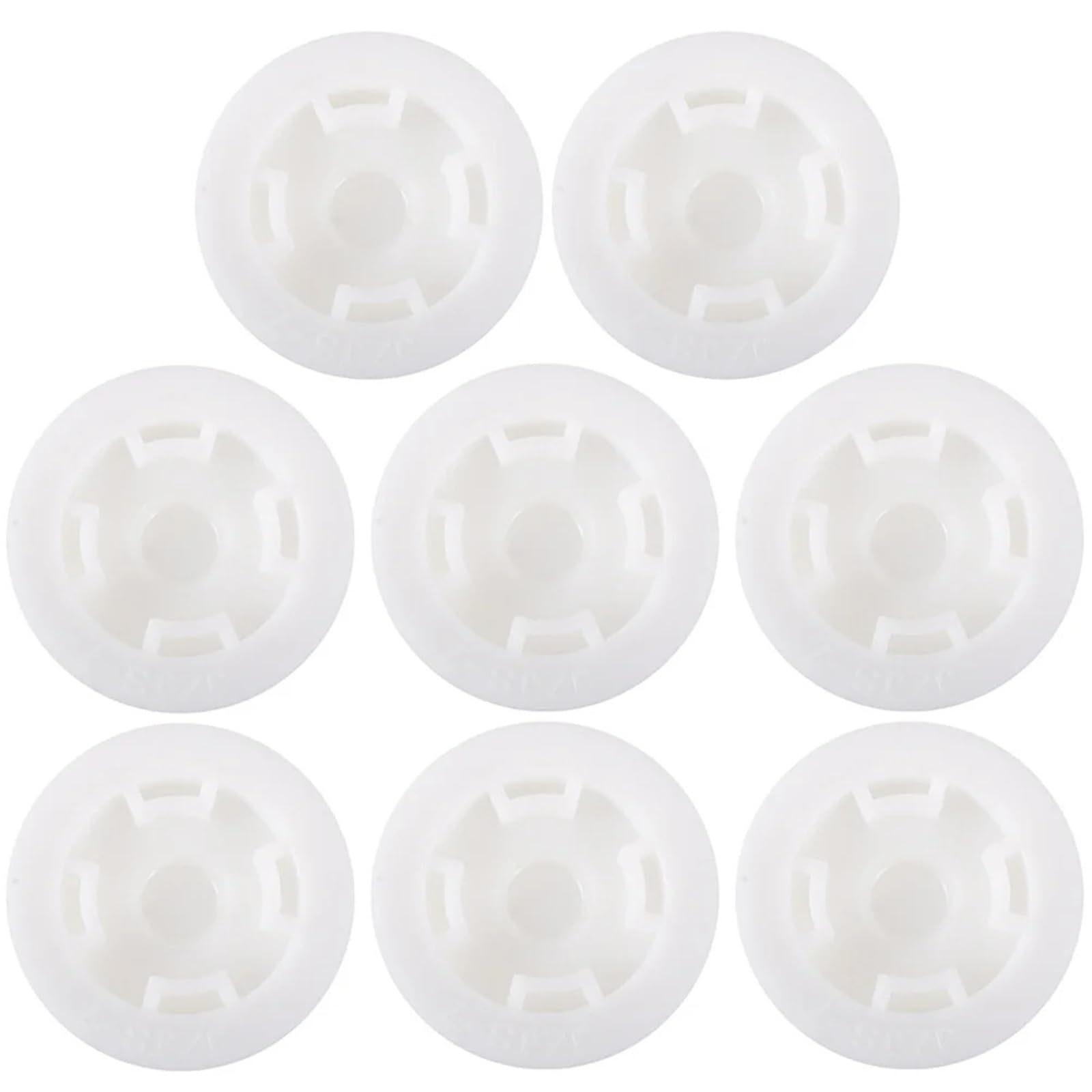 20 Pack White Plastic Drum Bung Caps for Chemical Barrel Sealing