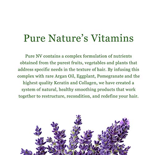 Pure Nature's Vitamins Hydrating Shampoo - Infused With Natural Sage & Argan Oil, Keratin, Collagen, Vitamins & Nutrients Reparative Shampoo - Sulfate, Sodium Chloride & Paraben Free - 8.5 Oz #TOP3