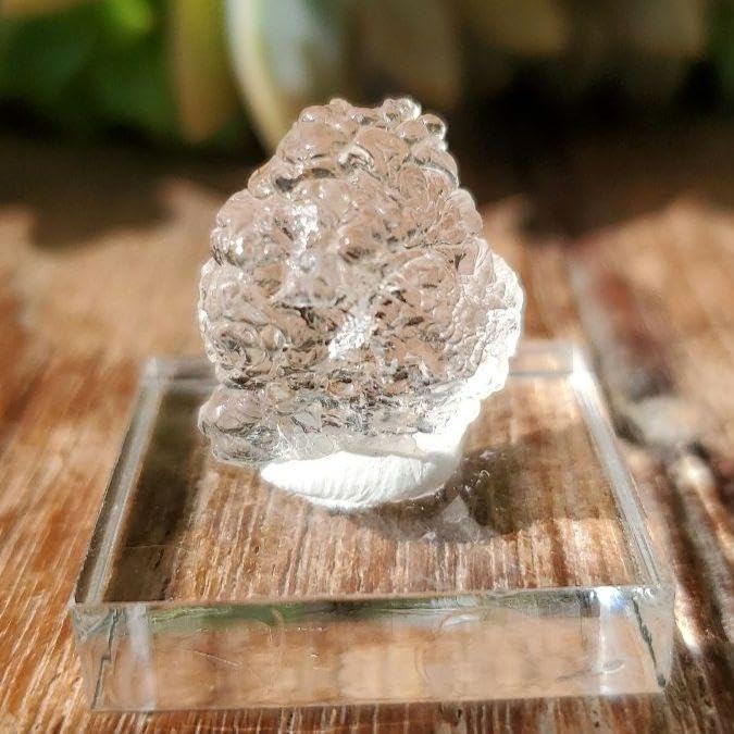 メキシコ産ハイアライトオパール　玉滴石　鉱物標本 ハイアライトオパール4 メキシコ産玉滴石鉱物標本