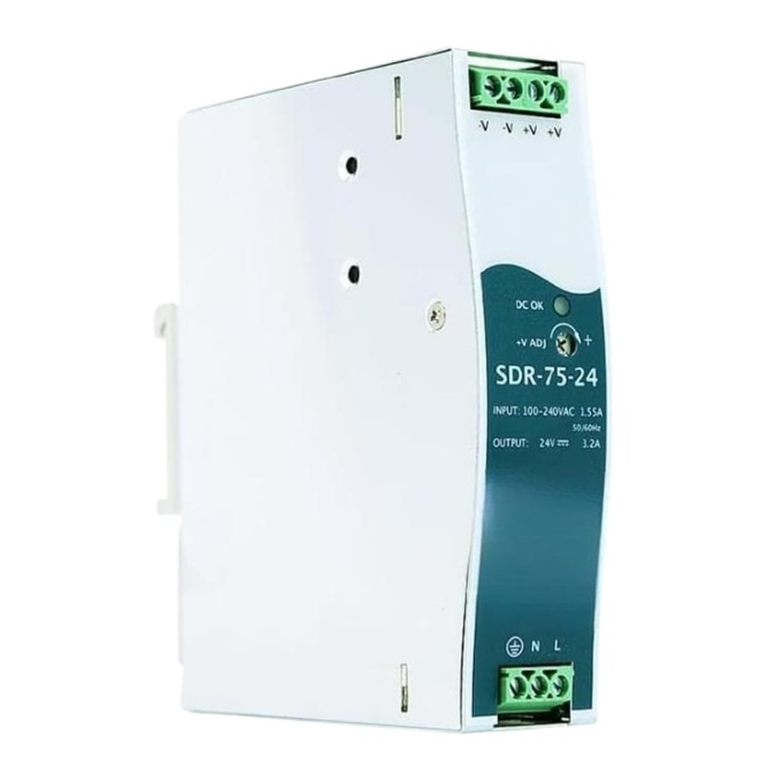 Alimentation électrique Rail DIN SDR-75-24 anti-panne pour automatisme