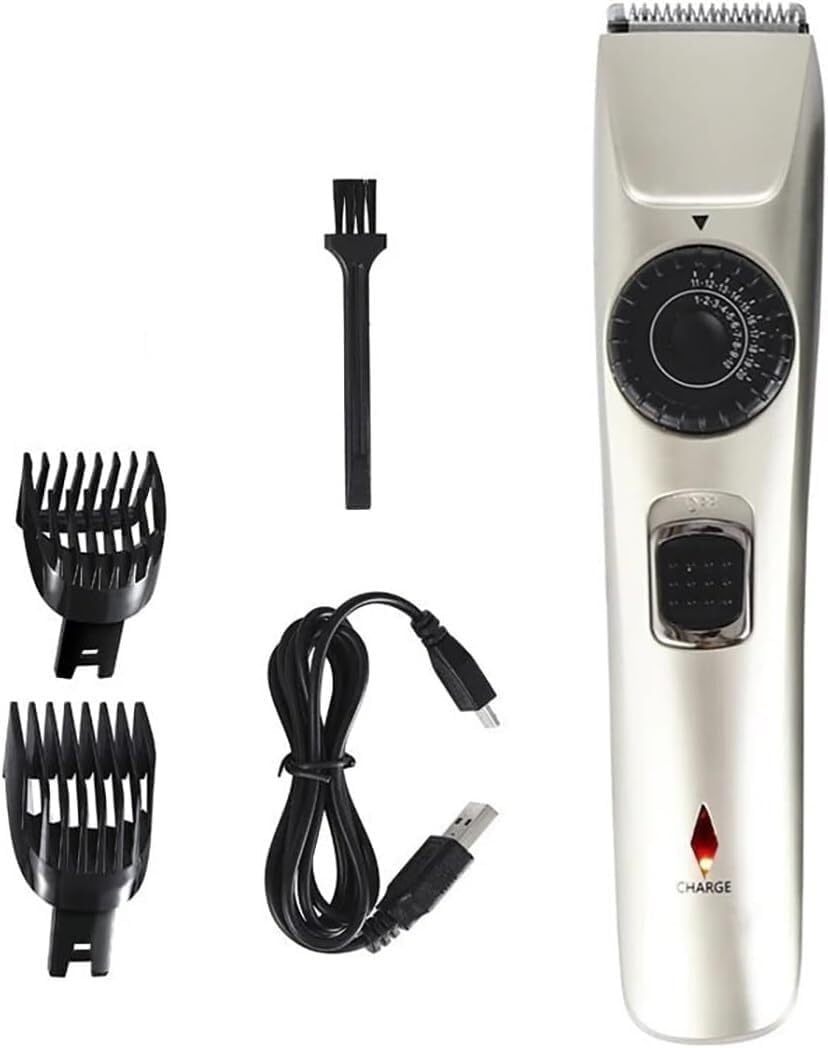 Mens Hair Clippers, Electric Clipper Rechargeable Men's Beard Trimmer Haircut
