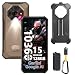 Produktbild Ulefone Armor X16 Outdoor Handy Android 15, 12GB + 128GB/SD-2TB 10360mAh, IP68/IP69K Outdoor Smartphone, 6.56" 48MP+20MP mit Flashlight, Octa-Dome-Design/5GHz Wi-Fi/3 Card Slots/NFC/OTG/GPS Amber
