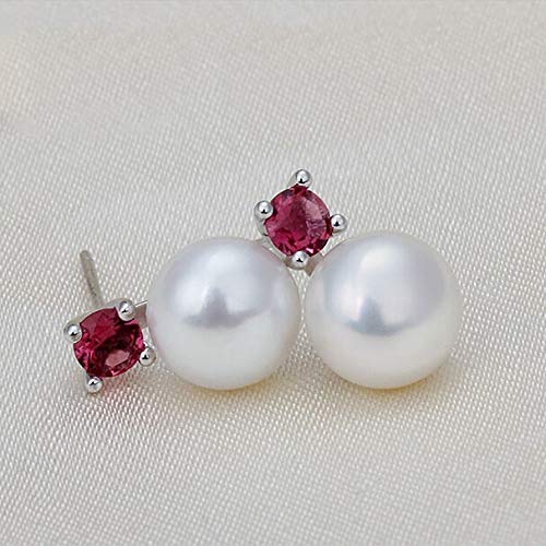 Boucles d'oreilles en perles d'eau douce naturelles et argent 925