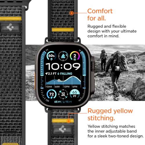 Spigen Athlex Air Breathable Nylon Sport Loop Apple Watch Band (42–49mm) — view 8