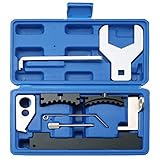 ATPEAM Engine Camshaft Tensioning Locking Alignment Timing Belt Tool Kit 9 PCS with Water Pump Wrench Compatible with Chevy Cruze Aveo Alfa Romeo Chevrolet Fiats Orlando Fiat 16V 1.4 1.6 1.8