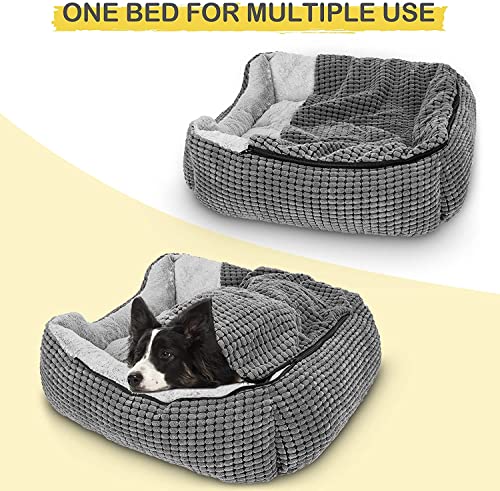 JOEJOY-Large-Dog-Bed-Warm-Hooded-Puppy-Bed-Luxury-Super-Soft-Pet-Cave-Bed-Medium-Washable-Pet-Beds-for-Dogs-76x61cm