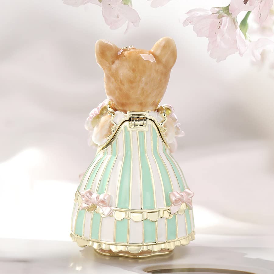 PRECIOSA 【プレシオサ】 クリスタルガラス 熊 テディベア TEDDYBAR 花束