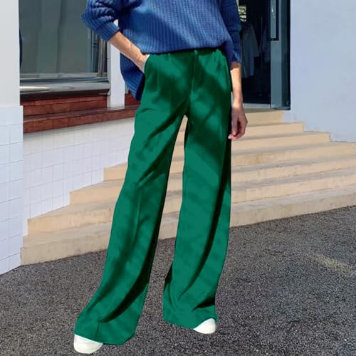 Suit Pants for Women Wide Leg Dress Pants 2025 High Waisted Straight Business Casual Trousers Office Work Pants2