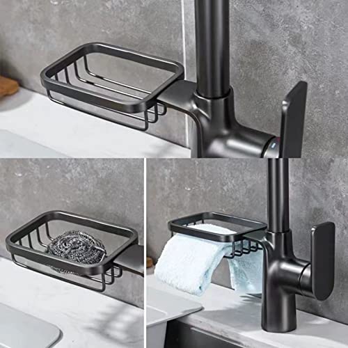 Mitigeur d'eau chaude et froide avec douchette extractible pour évier mono-trou