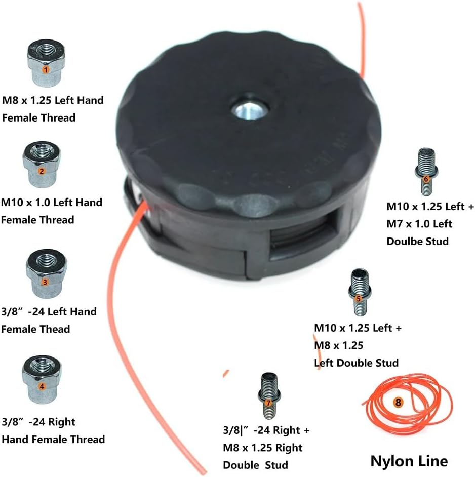 Garden Parts Trimmer Head for Maruyama BCL2550 BCGX22 GCGX31 BCL2250 BCL2250C BST23 MC-5 NC8 BC201C