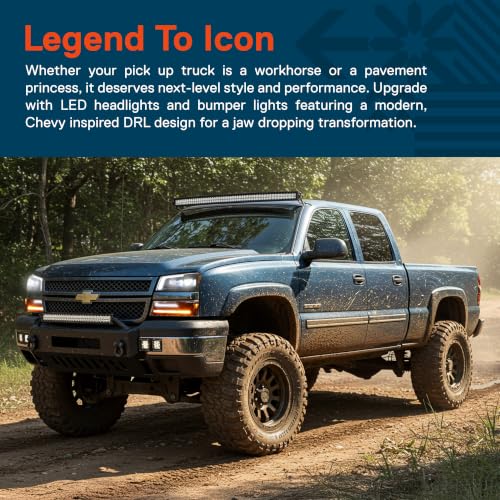 Image of TRUE MODS Full LED Headlight Assembly for 2003-2006 Chevy Silverado 1500