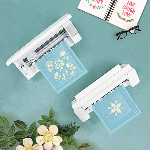Image of REALIKE 12x12 Cutting Mat for Silhouette Cameo 3 /2 /1 (3 Mats - StandardGrip, LightGrip, StrongGrip), Gridded Adhesive Non-Slip Cut Mat for Crafts, Quilting, Sewing, Scrapbooking and All Arts