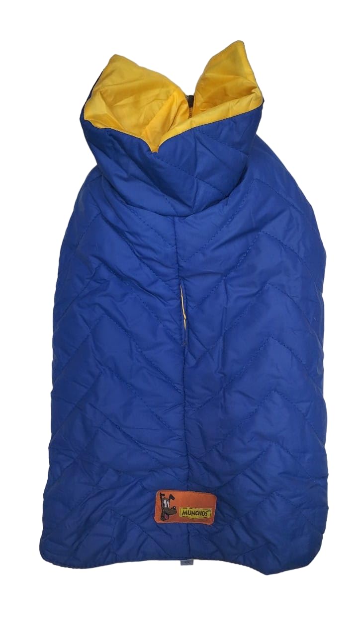 Pets at Home Polyester, Fleece, Cotton Winter Wear Warm Waterproof Reversible Coat for Dogs/Pets (Blue, Size-12) (B0CMQK27F8) Amazon Price History, Amazon Price Tracker