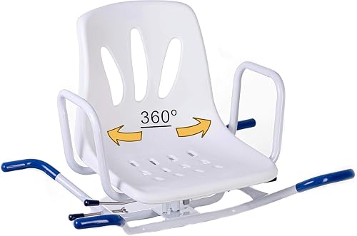 Siège de bain pivotant 360°, transfert facilité OrtoPrime