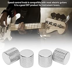 Bouton de Potentiomètre, Bouton de Potentiomètre en Métal Noir 4pcs Large compatibilité Bouton de Commande de Guitare… - Les Beatles, Paul McCartney, John Lennon, RIngo Starr, George Harrison Bouton de Potentiomètre, Bouton de Potentiomètre en Métal Noir 4pcs Large compatibilité Bouton de Commande de Guitare… – Image 5