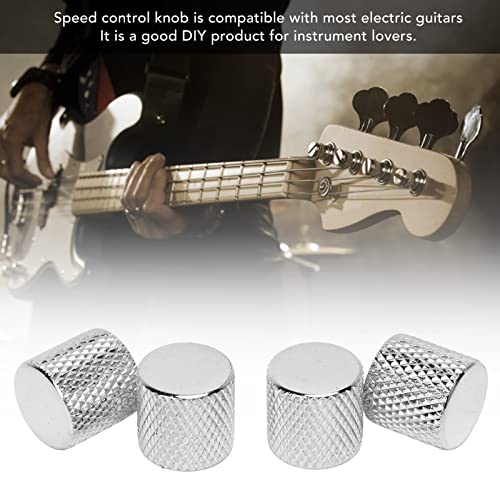 Bouton de Potentiomètre, Bouton de Potentiomètre en Métal Noir 4pcs Large compatibilité Bouton de Commande de Guitare… - Les Beatles, Paul McCartney, John Lennon, RIngo Starr, George Harrison Bouton de Potentiomètre, Bouton de Potentiomètre en Métal Noir 4pcs Large compatibilité Bouton de Commande de Guitare… – Image 6