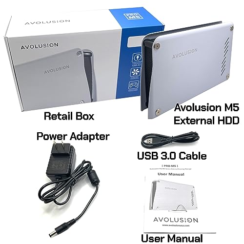 Image of Avolusion M5 Series 16TB USB 3.0 External Hard Drive for WindowsOS Desktop PC /Laptop