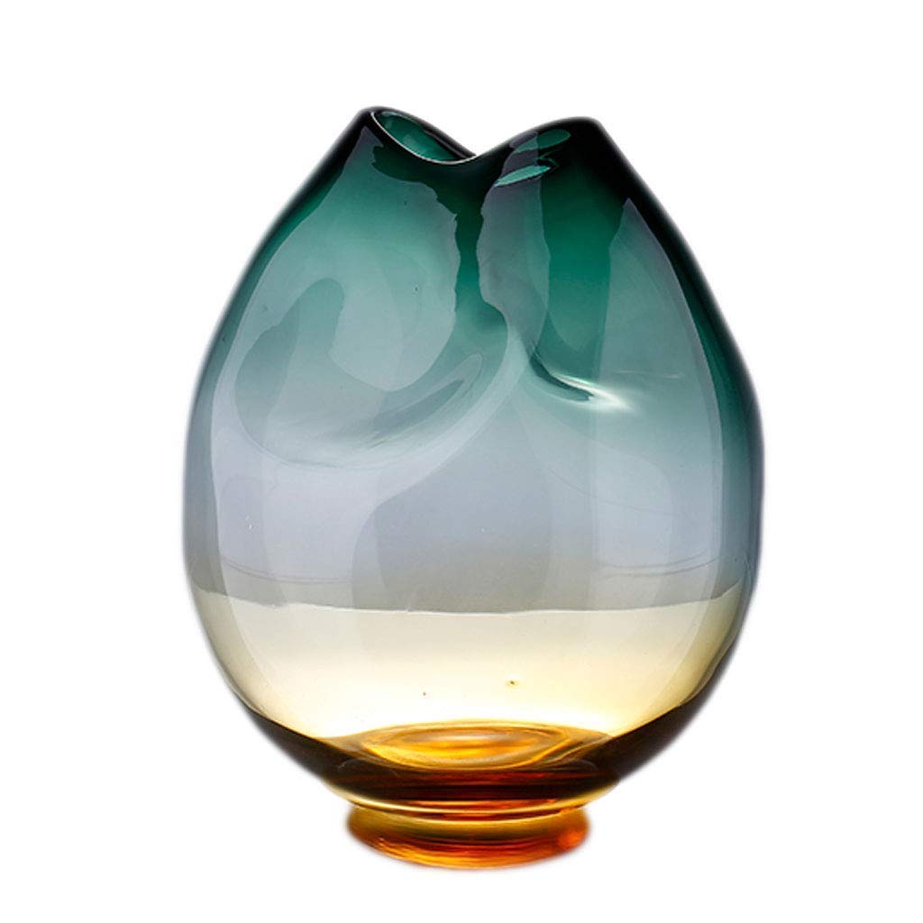 Vase en verre hydroponique et fleur décoration intérieure design minimaliste