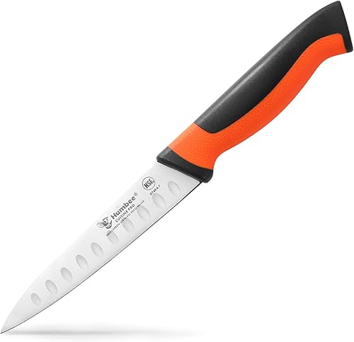 Miniatura 9 de Cuchillo rebanador de 8 pulgadas con borde Granton, negro, serie DT-40 negro / negro,2-negro / negro,Naranja,Naranja 021C /