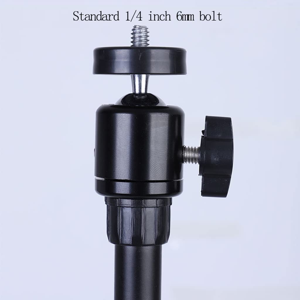 Support Videoprojecteur Trépied à projecteur à projecteur au Sol La tête sphérique Peut être pivotée de Hauteur à 360 ° Peut être ajustée 29.52-57.08" Support Projecteur