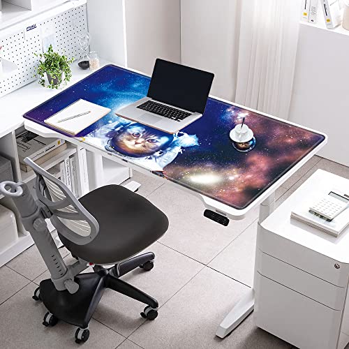 Image of 48x24 Mouse Pad Gaming Mousepad 48 Inch Desk Mat Giant Desk Pad Large Computer Mat XXXXL Space Cat Oversized Mouse Mat for Wireless Desktop Work