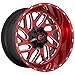 D691 24X12 8X170 BRSH-RED-MIL -44MM AUTO WHEEL 1 Total