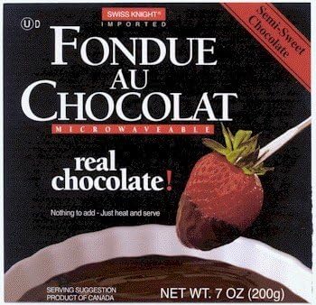 Swiss Knight Fondue Dark Chocolate - 2 x 7 Ounces