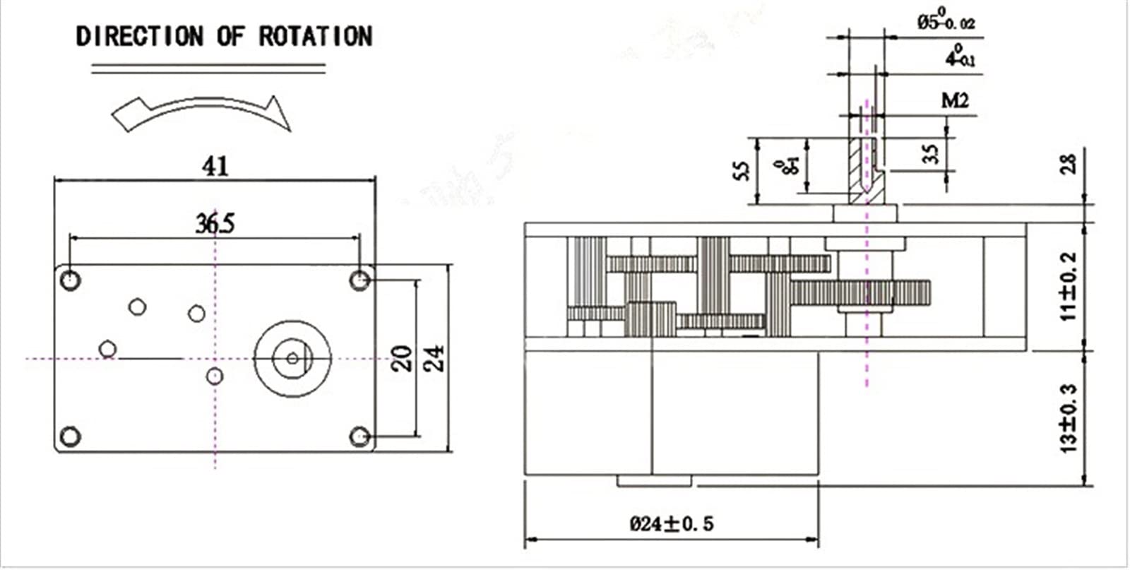 ZD Best Selling High Torque DC Gear Motor/Reducer Motor For Customized Project - Gearmotor DC - View #7
