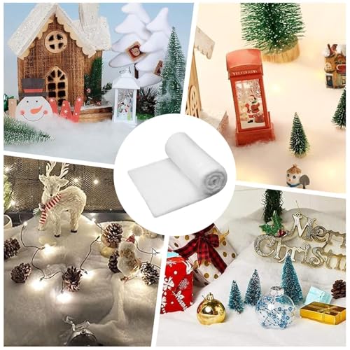Tapete de nieve de vacaciones con textura realista para fondo de Navidad 6
