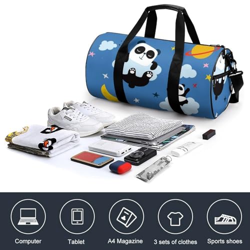 Sac de sport gym compact 45x23x23cm avec poignées renforcées