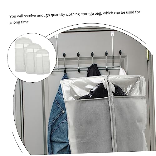 3pcs Garment Bags for Hanging Clothes Wardrobe Garment Bag Clothing Cover Home Hanging Clothes Cover4