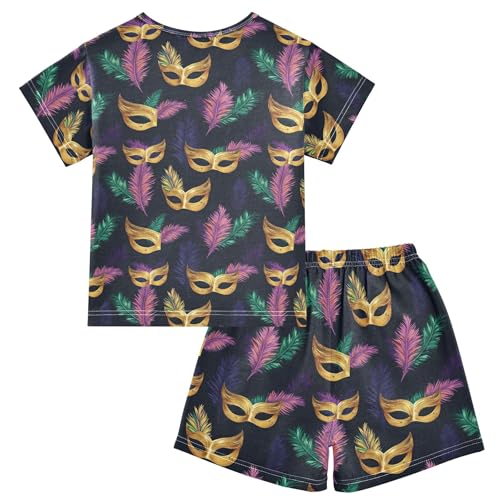 Brazil Mardi Gras Carnival Party Pajama Set Pajamas Sleepwear Nightwear Loungewear Clothes Set B04035232