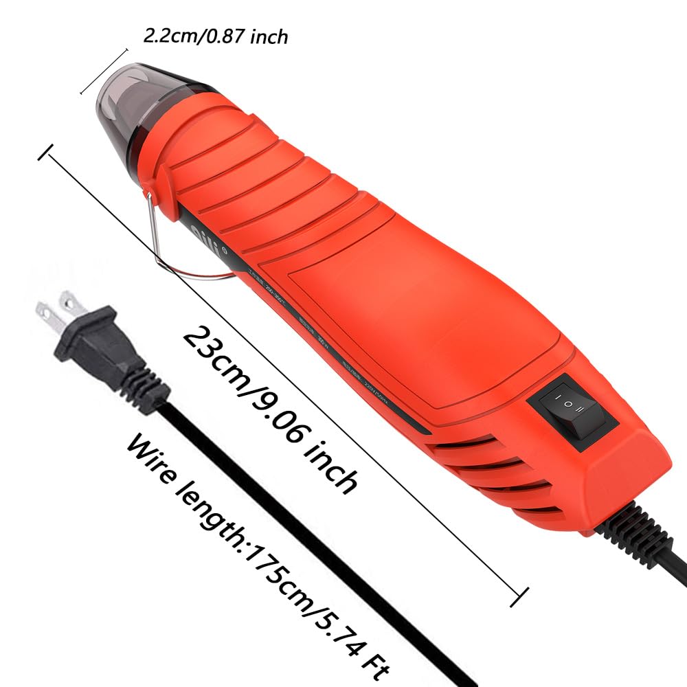 430 conectores de alambre de sellado de soldadura con pistola de calor de 300 W, conectores de alambre termorretráctiles impermeables, kit de conectores eléctricos para marina (calibre 26-10) (430