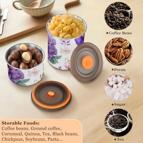 Contenedor hermético para café acero inoxidable 17oz miniatura 6