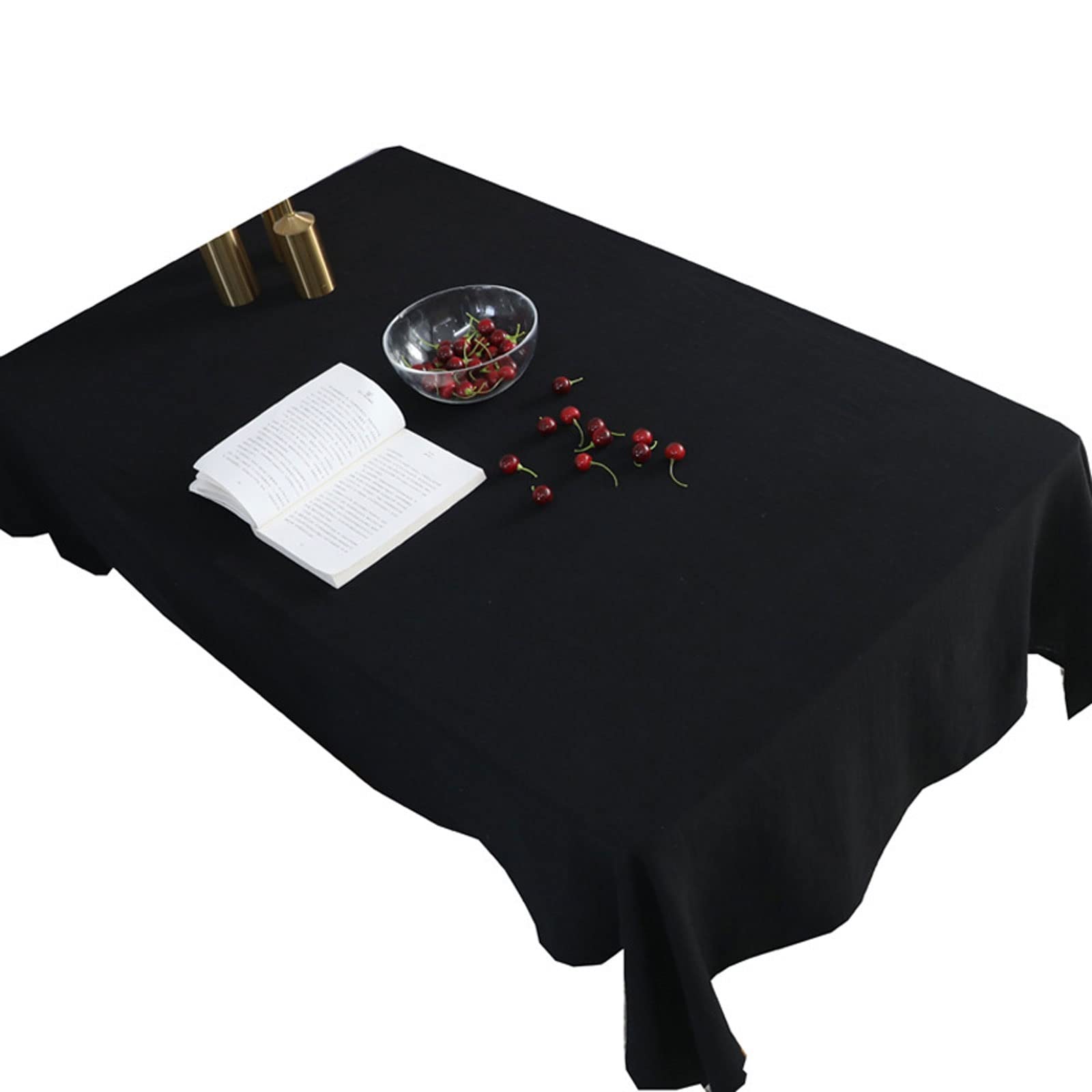 JINGYAN Tablecloths Solid Tablecloth Home Coffee Table Cover Towel Dining Cloth(130 * 200cm)