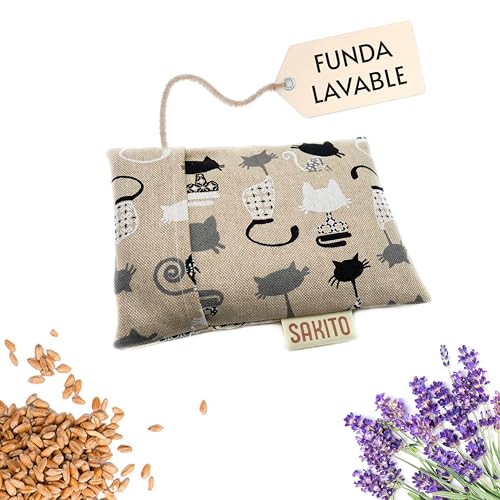 Saco Semillas Microondas (15x10 cm) - Terapia Natural para Cólicos - Calor Natural para Barriguita y Eliminar Gases, Relajacion Infantil - Seguro para Bebes - Tela de Primera Calidad y Funda Lavable