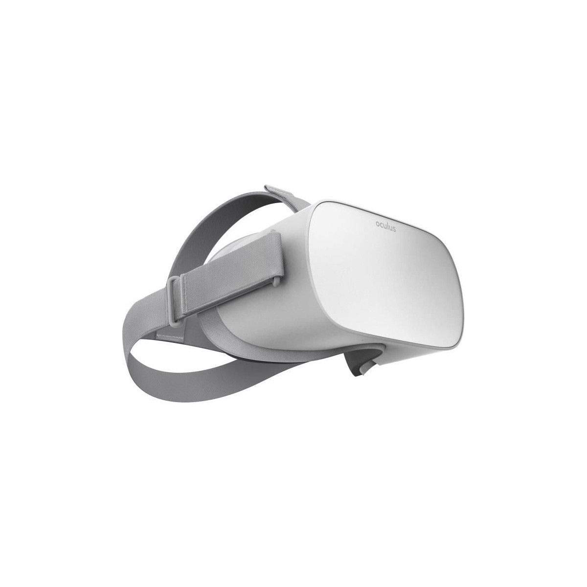വശം view of the Meta Oculus Go Standalone Virtual Reality Headset.