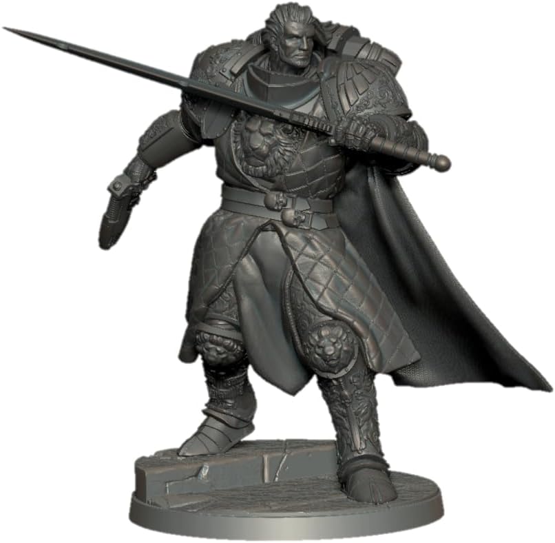 Customized Lion El'Jonson Primarch of The Dark Angels Personalized from W40k spacemarines 3D Resin Miniature Official Scale