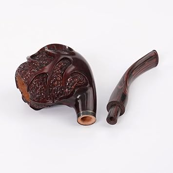 MUXIANG Wood Briar Pipe Handmade La10020m2L1h