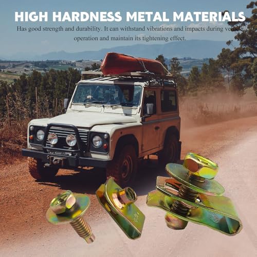 Image of 20PCS Engine Under Cover Splash Shield Guard Body Bolts, Fender Clips Automotive, Bumper Clips Extruded U-Nuts Kit, Car Accessories Bumper Fenders Liner Push Retainer Fastener Kit for Vehicles
